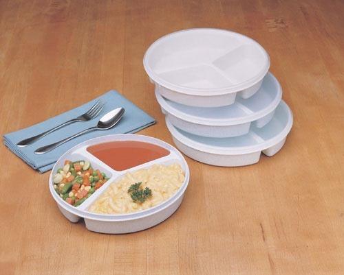 Scoop Dish Partitioned w/Lid Sandstone