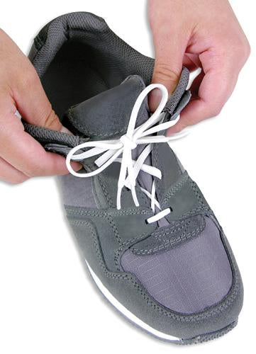 Shoe Laces Elastic White 30  Pk/3 pr.