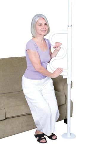 The Curve Security Pole White