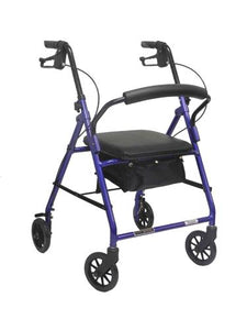 Aluminum Rollator w/Loop Brake Black  (PMI) 4-Wheel