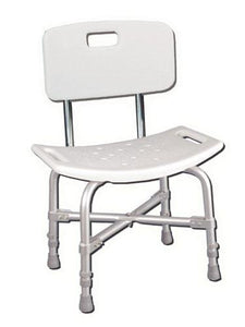 Bath Bench - Heavy Duty With Back  Bariatric (Assembled)