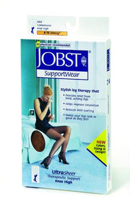 Jobst Support Ultrashr/Knee-Hi Sun Bronze 7-9   8-15mmHg