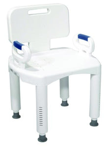 Bath Bench  Premium Series with Back and Arms