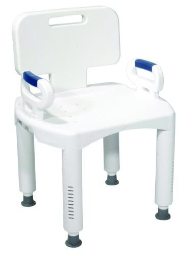 Bath Bench  Premium Series with Back and Arms