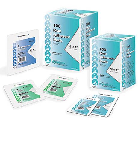 Non-Adherent Gauze Pad Sterile 3  x 8  Bx/50