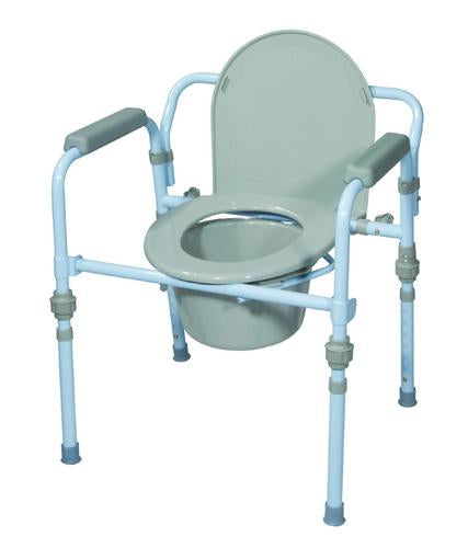 Commode  Folding Steel 3-in-1 Non-Retail Carton (Drive)