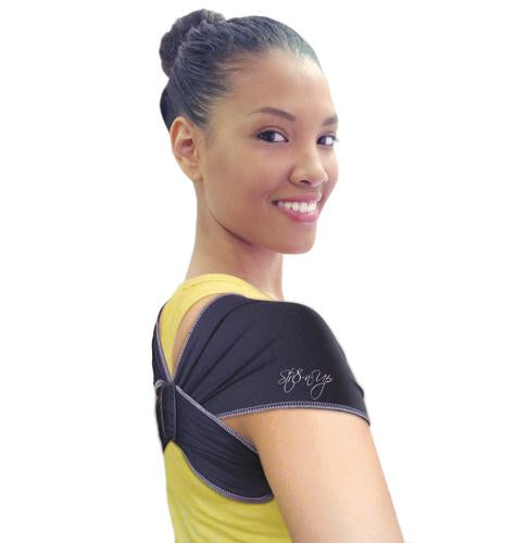 STR8-N-UP Posture Support X-Large  Solid Black