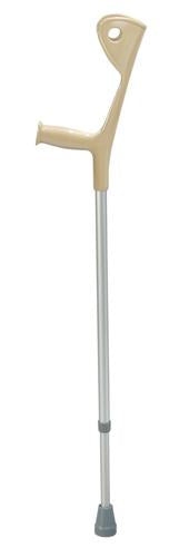 Euro Style Forearm Crutches Pair  Silver
