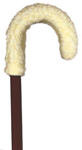 Fleece Cane Grip Curved Handle