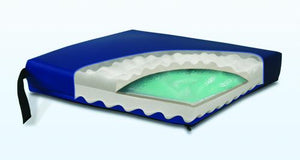 Gel Convoluted Foam Cushion 17 x17 x3   Navy
