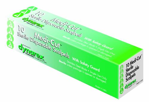 Scalpel #10 Disposable Bx/10 Generic w/ Disposal Lock