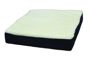 Gel Wheelchair Cushion w/Fleece Top  16 x22 x3.5