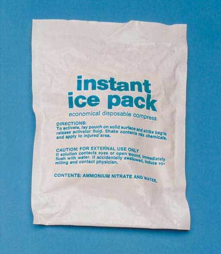 Instant Cold Packs - Each 6 x8
