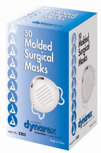 Surgical Cone Shaped Face Mask Bx/50  Blue