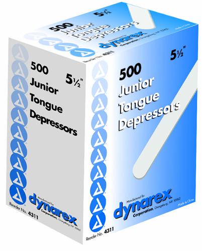 Tongue Depressors-Regular 6  Non-Sterile Bx/500