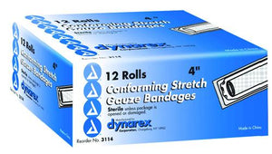 Stretch Gauze Bandage 4  Sterile Case 96 Rolls
