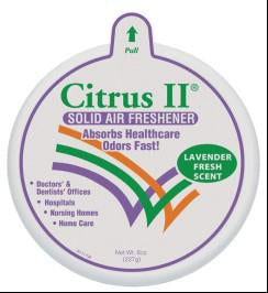 Citrus II Solid Air Freshener 8 oz.  Lavender Fresh Scent