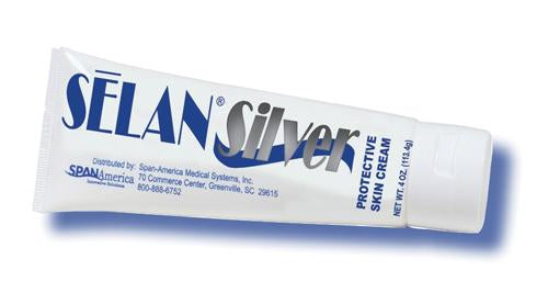 Selan Silver Protective Skin Cream  4 oz. Tube