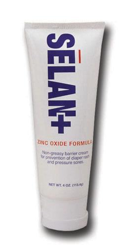 Selan+ Zinc Oxide Barrier Cream  4 oz. Tube