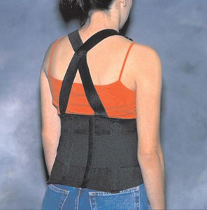 Back Support Industrial W/ Suspenders Med 33-38