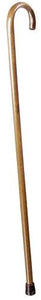 Lumex Standard Wood Cane Walnut Finish 1  x 42   X-Long