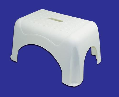 Plastic Foot Stool w/o Rail Black