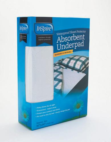 Inspire Reusable Absorbent Underpad  30  x 34