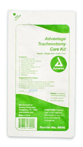 Advantage Trach Care Kit One Compartment Tray  Case/20