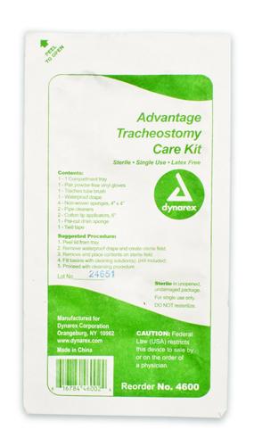 Advantage Trach Care Kit One Compartment Tray  Case/20