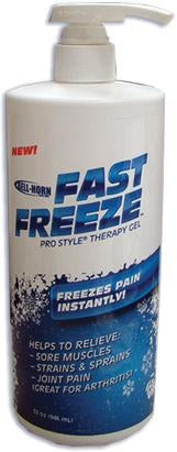 FastFreeze ProStyle Therapy Gel  16oz Pump