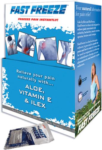 FastFreeze ProStyle Therapy Gel  Dispenser w/100 5gm Packs