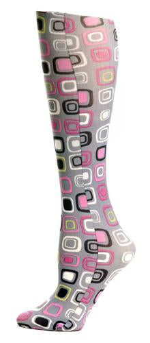 Blue Jay Fashion Socks (pr) Grey Dot Art 8-15mmHg