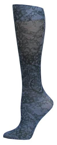 Blue Jay Fashion Socks (pr) Midnight Lace 8-15mmHg