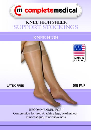MicroFiber Moderate  XL 15-20mmHg  Knee Highs  Beige