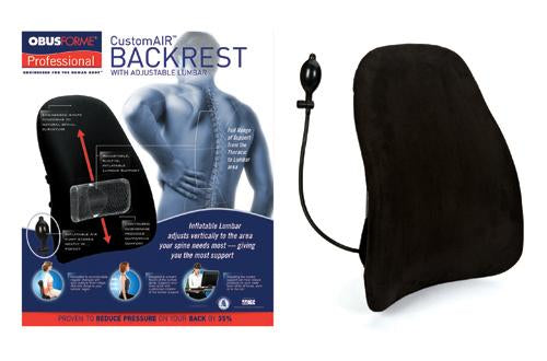 ObusForme CustomAIR Backrest w/Adj Lumbar Support
