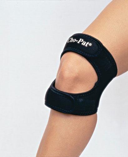 Cho-Pat Dual Action Knee Strap Large     16  - 18  Black
