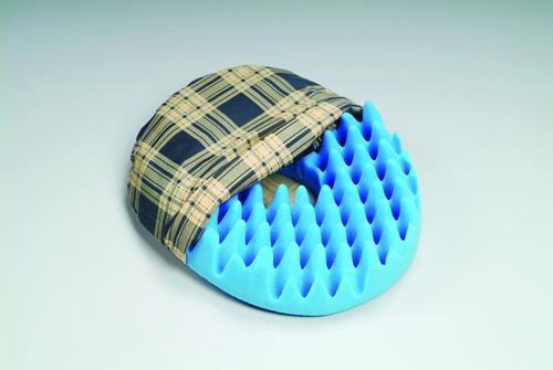 Convoluted Foam Softeze Ring 18.25  x 15 1/8   Plaid Cover