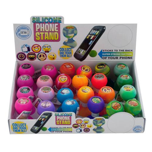 Silicone Suction Phone Stand Countertop Display  Bx/24