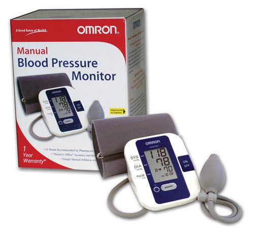 Blood Pressure Monitor-Manual Inflation  Omron