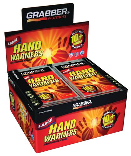 Arthritis Hand Warmers Display Large 2.5  x 3.75   Box/40 pr