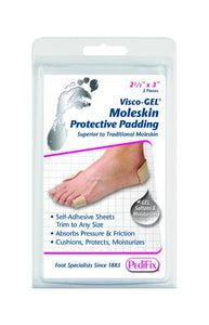 Visco Gel Moleskin 2 per Pack 2 1/2  x 3