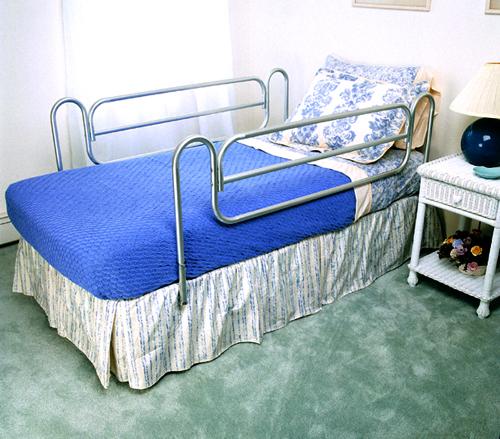 Bed Rails (Carex)  (pr) Home Style/Chrome-plated Steel