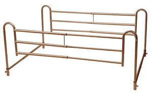 Full Length Home Bed Rails Pr. Brown Vein Finish