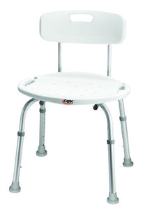 Bath & Shower Seat Adj w/Back (Retail)