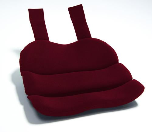 Obus Contoured Seat Cushion Burgundy  (Bagged)