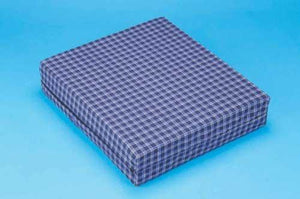 Foam Wheelchair Cushion Plaid  16  x 18  x 2