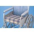 Foam Wedge Wheelchair Cushion Plaid  16  x 18  x 3  to 1